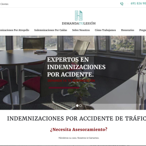 Diseño web demanda tu lesión