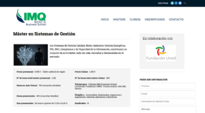 Diseño web IMQ Ibérica